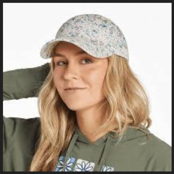 Life is Good Botanical Butterfly Pattern Chili Cap (NWT) - Picture 4 of 7